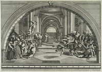 KG 00235
<br/>
Afranseling van Heliodorus
<br/>
<em>Aquila, Francesco Faraone (ca. 1676-1740)</em>